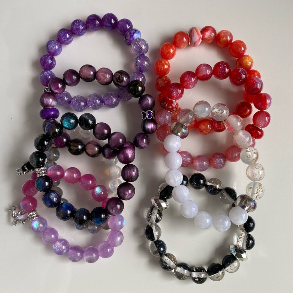 Acrylic Beaded Bracelet